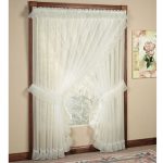 Stunning Jessica Ninon Ruffled Wide Priscilla Curtains priscilla curtains criss cross