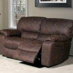 Stunning Jupiter Dual Reclining Loveseat in Dark Kahlua Synthetic Leather by Parker dual reclining loveseat