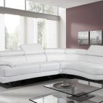 Stunning Leather Corner Sofa White ... white leather corner sofa