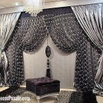Stunning luxury classic curtains and drapes 2015 , black and silver curtains designs black and silver curtains