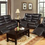 Stunning Martin Black Leather Recliner Sofa black leather reclining sofa