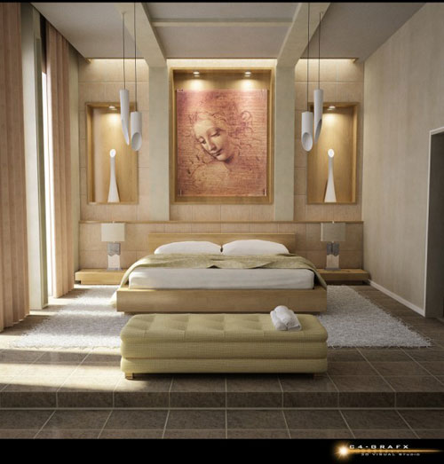 Spice up your bedroom with some beautiful styles and designs: bedroom interior