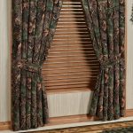 Stunning Mixed Pine Wide Curtain Pair Multi Warm 100 x 84 camo blackout curtains