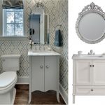 Stunning Modern Powder Room Aeccafe Archshowcase Furniture powder room vanities for small spaces