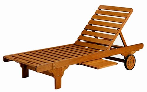 Stunning Price ... wood chaise lounge outdoor