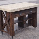 Stunning Reclaimed Wood Kitchen Island With Butcher Block Top reclaimed wood furniture