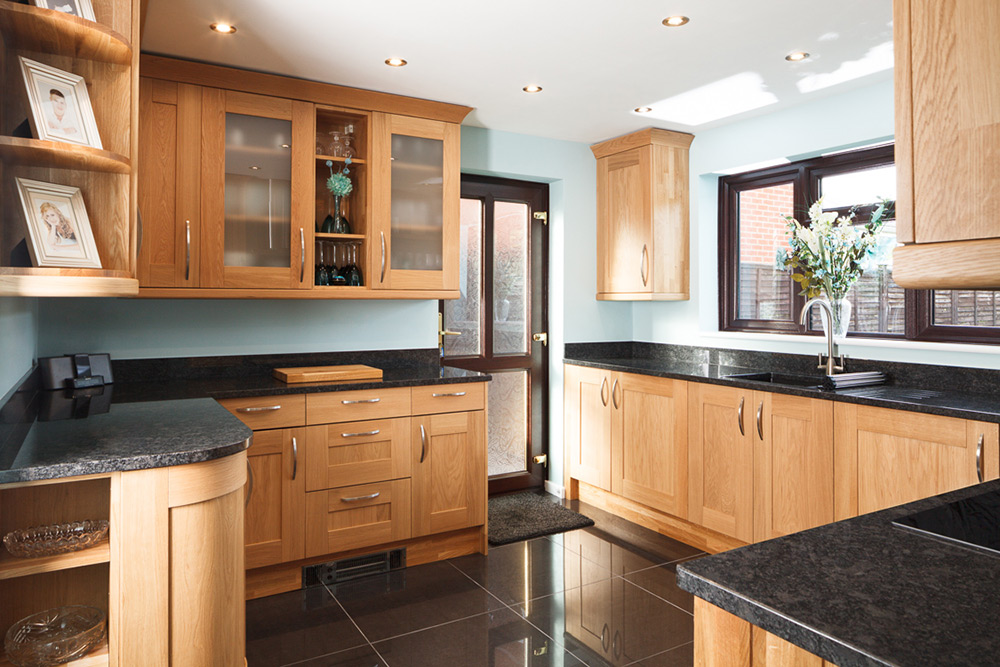 Stunning SOLID WOOD KITCHEN CABINETS solid oak kitchens