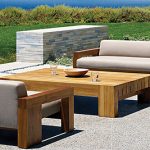Stunning Stylish Solid Teak Wood Outdoor Patio Furniture by Marmol Radziner teak wood outdoor furniture
