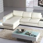 Stunning View in gallery A white modern leather sectional sofa modern sectional sofas