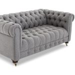 Stylish 25+ best ideas about Tufted Sofa on Pinterest | Tufted couch, Home flooring gray tufted sofa