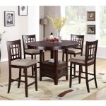 Stylish 5 Piece Counter Height Dining Set counter height dining set
