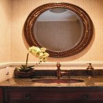 Stylish Amazing Oval Mirrors For Bathroom Vanities Home Design Ideas Ibuwe. Copper  Framed oval bathroom vanity mirrors