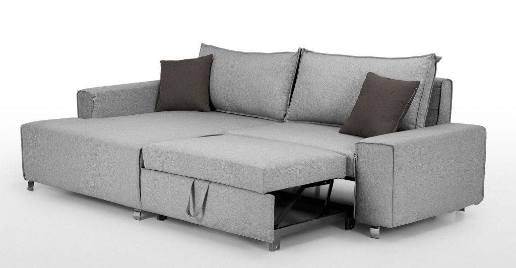 Stylish Corner Sofa Bed - The Versatile One - pullmanfurnituremfg small corner sofa bed