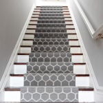 Stylish Geometric runners are an easy way to spice up stairs and long hallways. geometric stair runner