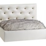 Stylish White Headboard Dog Bed, Pet Bed, Pet Furniture, Luxury Dog Bed,  Contemporary luxury dog bed furniture