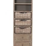 Pictures of jeffan simone tall bookcase 2 drawers3 baskets 2 shelves grey. tall bookcase with drawers