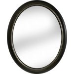 Trending 60 allen + roth x Oil-Rubbed Bronze Oval Framed Wall Mirror for upstairs bronze oval mirrors bathroom
