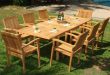 Trending 9-piece-teak-dining-set. Thinking of buying some teak patio furniture ... teak garden furniture sets