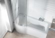 Trending Galaxia Shower Bath With Glass Screen and Panel p shaped bath shower screen