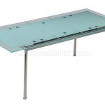Trending Jack Extendable Dining Table w/Glass Top by Whiteline Imports glass top extendable dining table