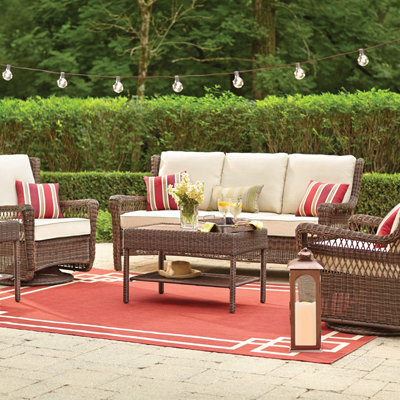 Trending Outdoor Lounge Furniture patio table and chairs set
