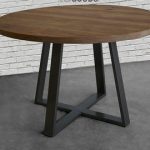 Trending Round dining table in reclaimed wood and steel legs in your choice reclaimed wood round dining table