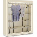 Amazing Vinsani-Triple-Canvas-Clothes-Wardrobe-Hanging-Rail-With- triple canvas wardrobe