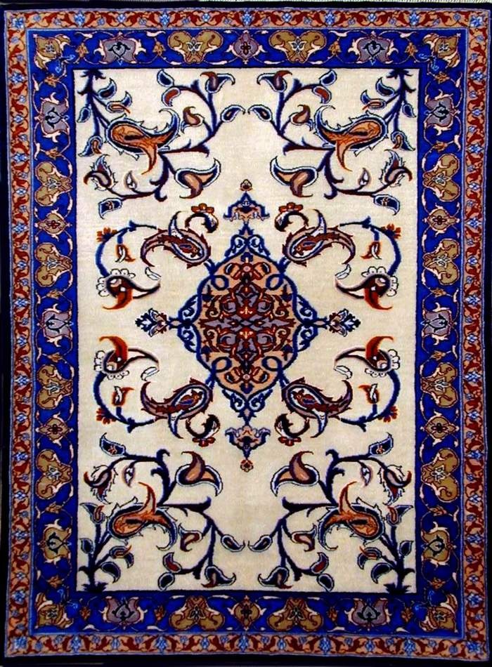 Chic Turkish carpets since 5000 BC. Note the tulips which are the traditional types of turkish carpets