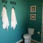 Unique Back bathroom ideas. I need to put all my anchor decor to anchor bathroom decor