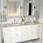 Unique Before And After Small Bathroom Makeovers Big On Style double vanity bathroom mirrors