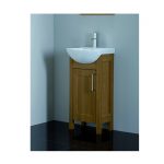 Unique Cavalier Sendai 450mm Cloakroom Bathroom Vanity Unit Natural cloakroom vanity unit