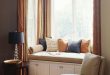 Unique Home Decorating Trends - Homedit bay window curtains for living room