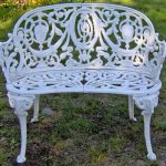 Unique I already own one of these courtesy of my Grandma --Cast iron wrought iron benches outdoor