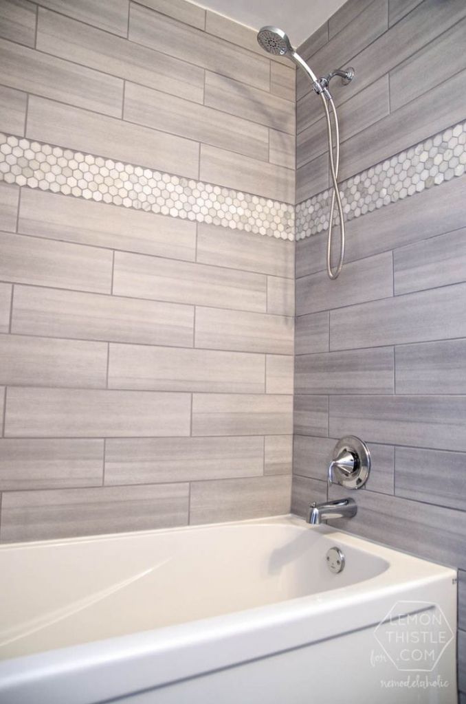Unique Shower Tiles On Pinterest Tile Bathroom And Tile Ideas 12x24 Tile In tiling bathroom walls ideas