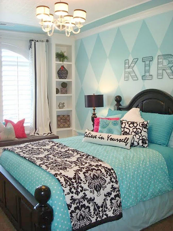 Unique teenage-girl-bedroom-ideas-in-blue2 cute teenage girl room ideas