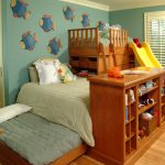 Unique Triple Play: Three Beds in the Space of One kids room storage