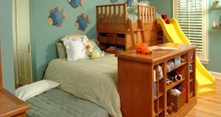 Unique Triple Play: Three Beds in the Space of One kids room storage