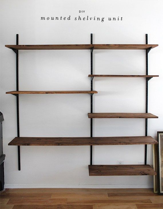 Create more space with Wall shelving  units