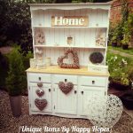 Beautiful Stunning shabby chic welsh dresser lovingly restored and hand painted in welsh dresser shabby chic