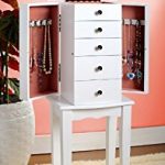 Best White Jewelry Armoire Chest white jewelry armoire
