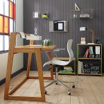 Compact View in gallery modern wooden home office desk 20 Stylish Home Office wood desks for home office