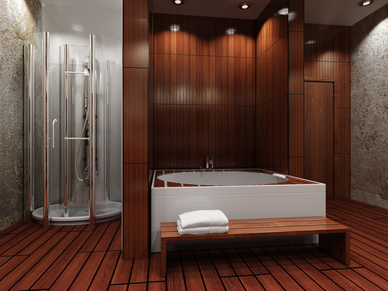 Photos of Is Wood Flooring in the Bathroom a Good Idea? - coswick.com wood flooring bathroom