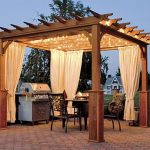 Best wood gazebo on patio with outdoor kitchen wooden patio gazebo