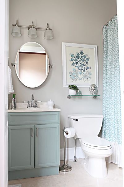 15 incredible small bathroom decorating ideas | stylecaster VPJEOOE
