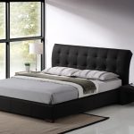 adding opulence to bedrooms with leather beds JNJOUUA