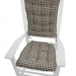 amazon.com: barnett products rocking chair cushions - checkers black u0026 DOKSASG