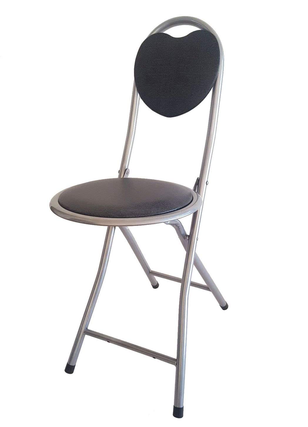 amazon.com: dlux small folding chair extra padded cushioned seat for UDFGSCV