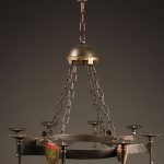 antique chandeliers a5417a-antique-iron-chandelier-8 arm NTUKDHD