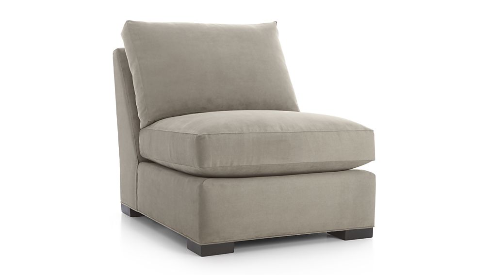 armless chairs axis ii armless chair + reviews | crate and barrel GNZNQSD