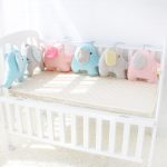 baby bed bumper for newborns elephant crib bumper infant cot crotch RWVMQFI